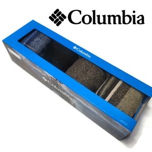 Columbia NWT 4 pack of winter socks. Striped, cushioned, moisture control.